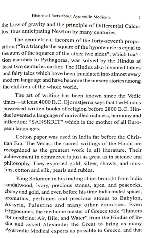 Ayurvedic Medicine And Honorable Living In This World